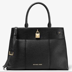 Michel Kors Gramercy Large Leather Satchel